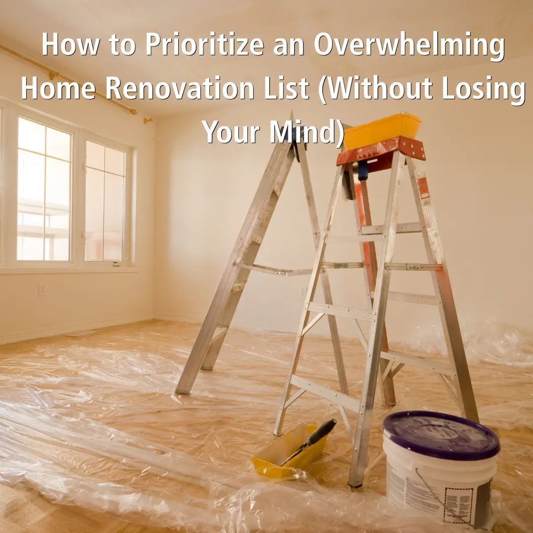 How to Prioritize an Overwhelming Home Renovation List (Without Losing Your Mind)